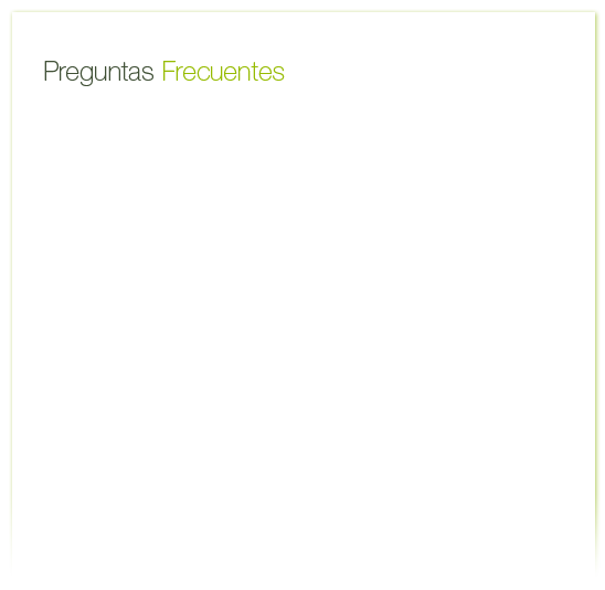 Preguntas Frecuentes